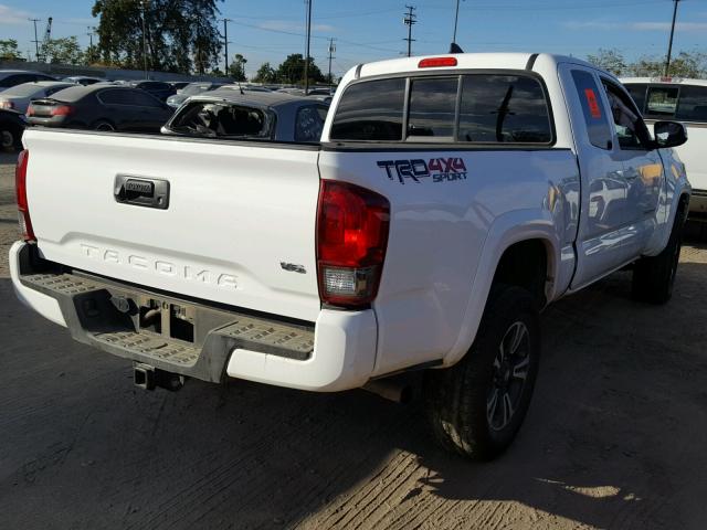 5TFSZ5AN1HX074049 - 2017 TOYOTA TACOMA WHITE photo 4