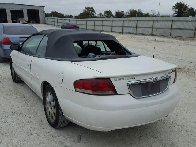 1C3EL75R04N352098 - 2004 CHRYSLER SEBRING GT WHITE photo 3