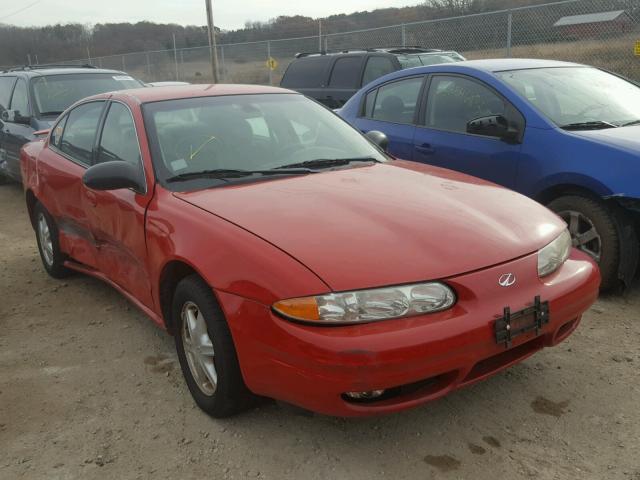 1G3NL52E73C253063 - 2003 OLDSMOBILE ALERO GL RED photo 1