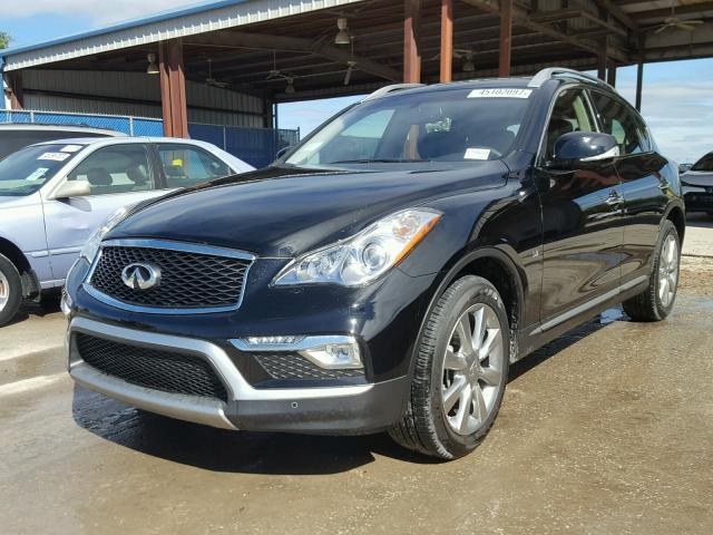 JN1BJ0RP0HM387257 - 2017 INFINITI QX50 BLACK photo 2