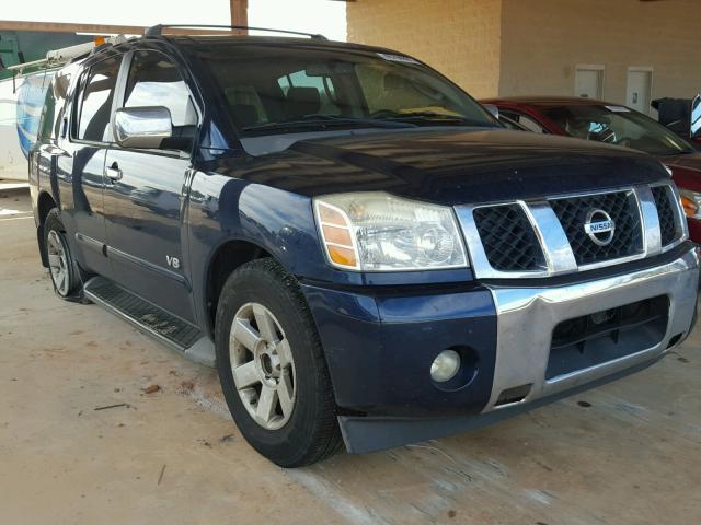 5N1AA08A06N737799 - 2006 NISSAN ARMADA SE BLUE photo 1