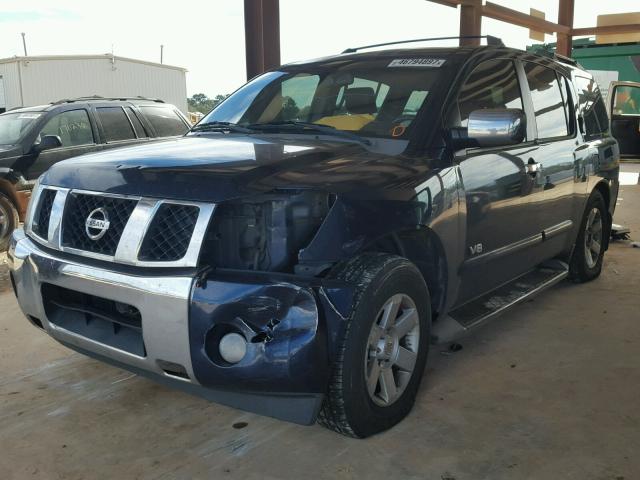 5N1AA08A06N737799 - 2006 NISSAN ARMADA SE BLUE photo 2