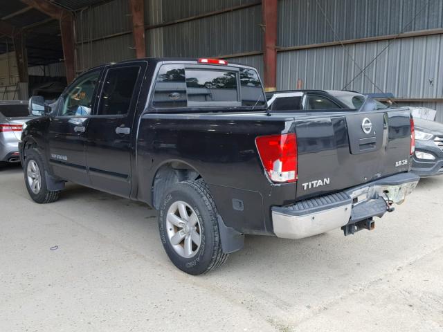 1N6AA0EC5AN321408 - 2010 NISSAN TITAN XE BLACK photo 3