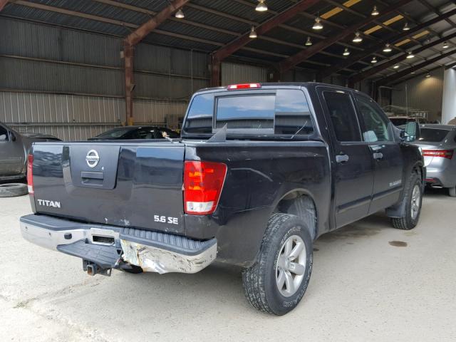 1N6AA0EC5AN321408 - 2010 NISSAN TITAN XE BLACK photo 4