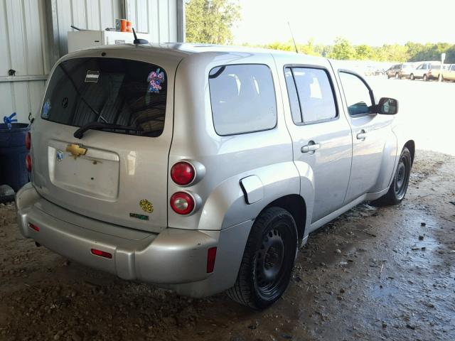 3GNBAADB8AS617235 - 2010 CHEVROLET HHR LS Plata foto 4