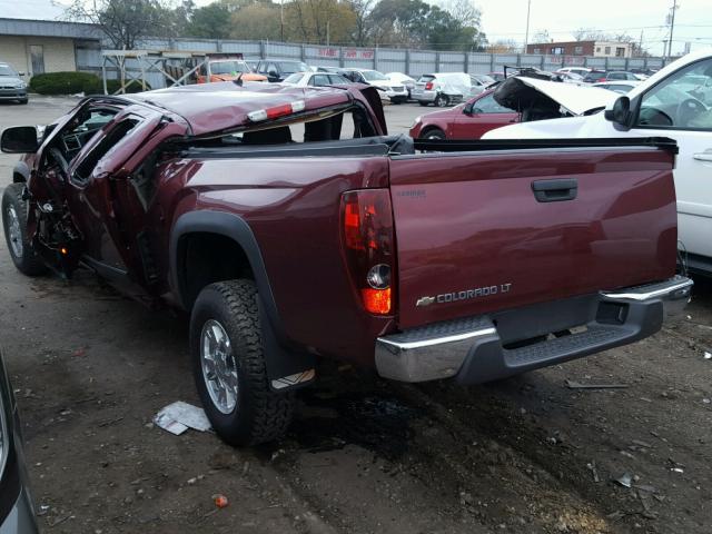 1GCDT39E488217671 - 2008 CHEVROLET COLORADO L MAROON photo 3