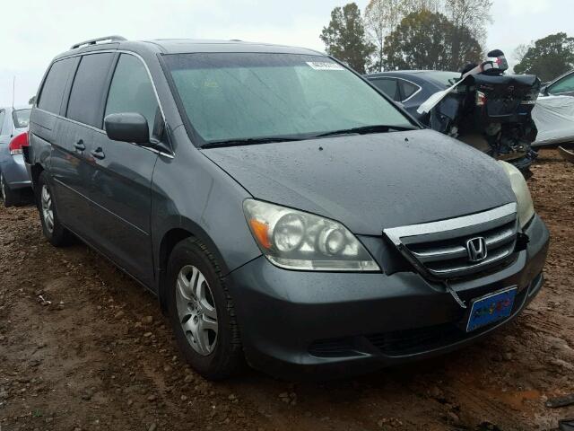 5FNRL38737B461531 - 2007 HONDA ODYSSEY EX GRAY photo 1
