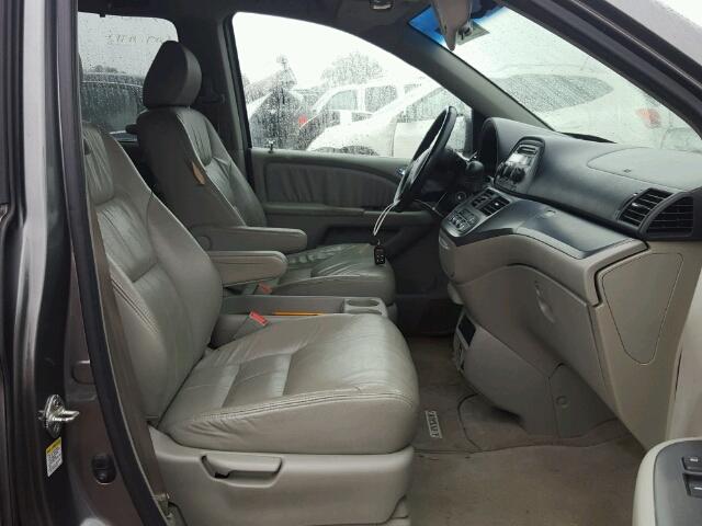 5FNRL38737B461531 - 2007 HONDA ODYSSEY EX GRAY photo 5