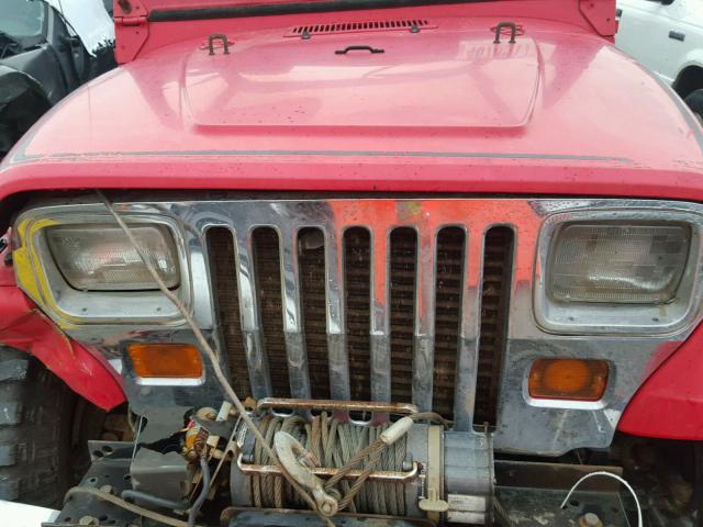 2J4FY59T5KJ120651 - 1989 JEEP WRANGLER / RED photo 7