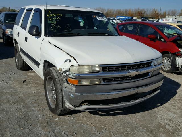 1GNEC13Z15R220643 - 2005 CHEVROLET TAHOE WHITE photo 1