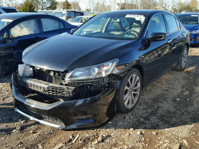 1HGCR2F53EA029917 - 2014 HONDA ACCORD SPO BLACK photo 2