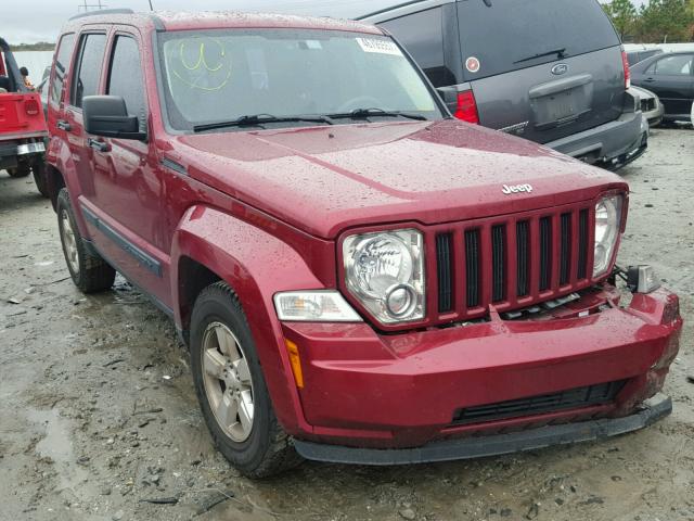 1C4PJLAK1CW171712 - 2012 JEEP LIBERTY SP RED photo 1