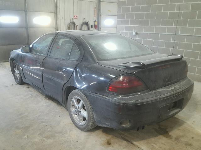 1G2NV52E91C168429 - 2001 PONTIAC GRAND AM G BLACK photo 3