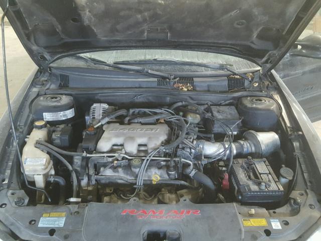 1G2NV52E91C168429 - 2001 PONTIAC GRAND AM G BLACK photo 7