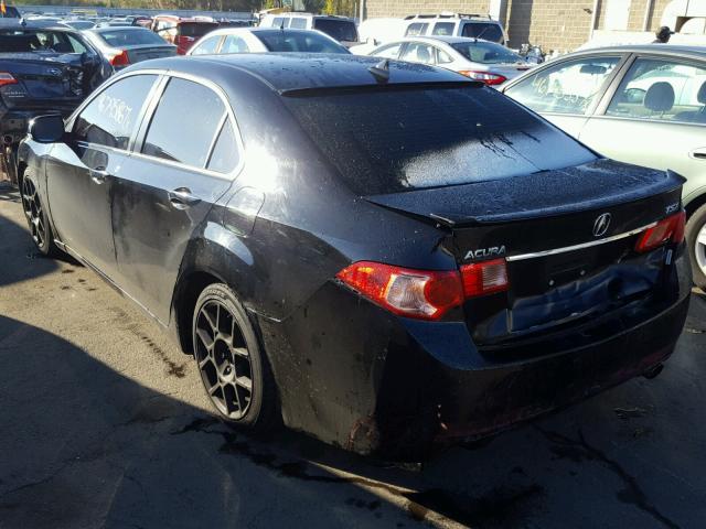 JH4CU2F64BC015383 - 2011 ACURA TSX BLACK photo 3