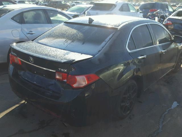 JH4CU2F64BC015383 - 2011 ACURA TSX BLACK photo 4