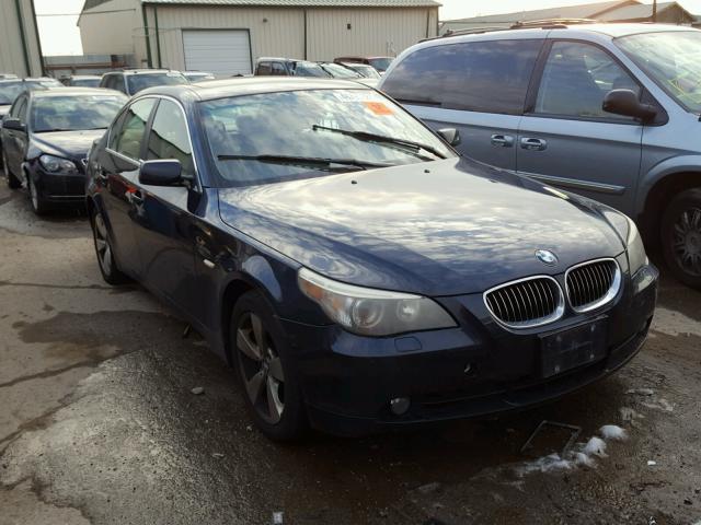 WBANF73506CG69042 - 2006 BMW 530 BLUE photo 1