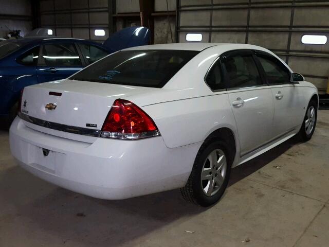 2G1WA5EK0A1115100 - 2010 CHEVROLET IMPALA LS WHITE photo 4