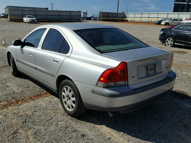 YV1RS61RX12032973 - 2001 VOLVO S60 SILVER photo 3