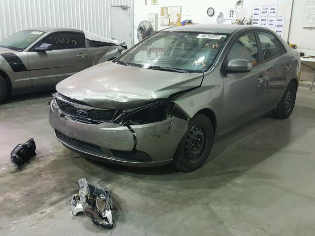 KNAFU4A21D5666554 - 2013 KIA FORTE CHARCOAL photo 2