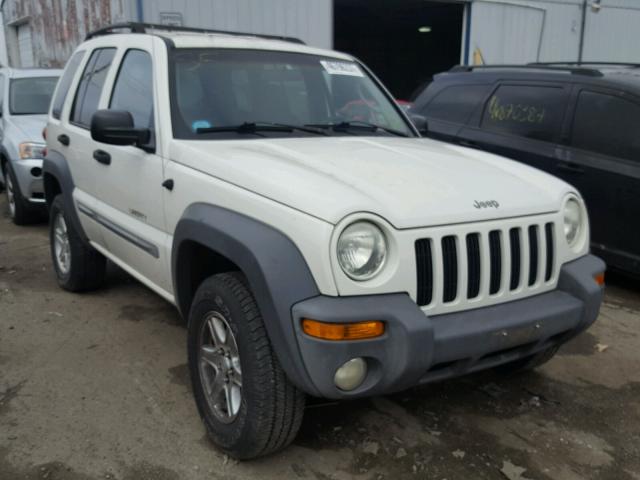 1J4GL48K12W182806 - 2002 JEEP LIBERTY SP WHITE photo 1