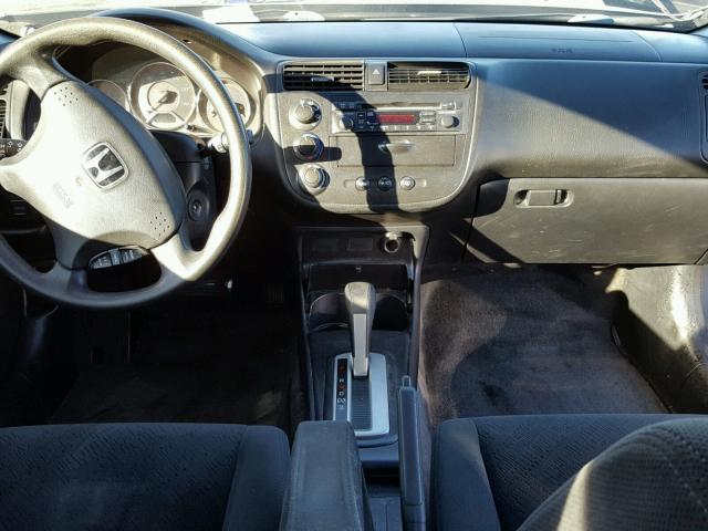 1HGEM22914L003514 - 2004 HONDA CIVIC EX GRAY photo 9