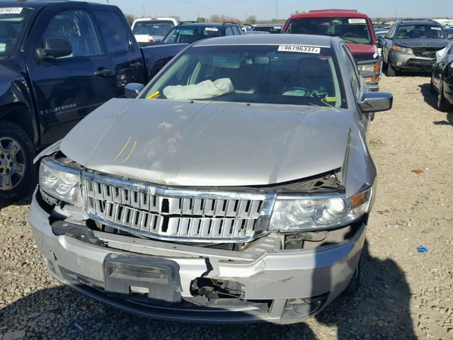 3LNHM26T27R620729 - 2007 LINCOLN MKZ SILVER photo 7