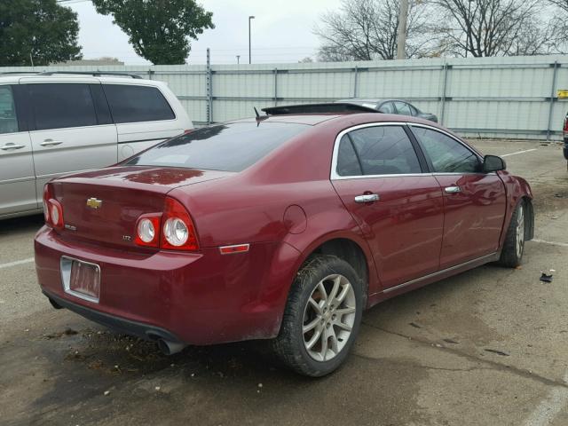 1G1ZK57709F120000 - 2009 CHEVROLET MALIBU LTZ MAROON photo 4