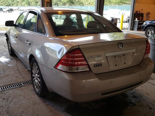 1MEFM42136G611392 - 2006 MERCURY MONTEGO PR 金色 照片 3