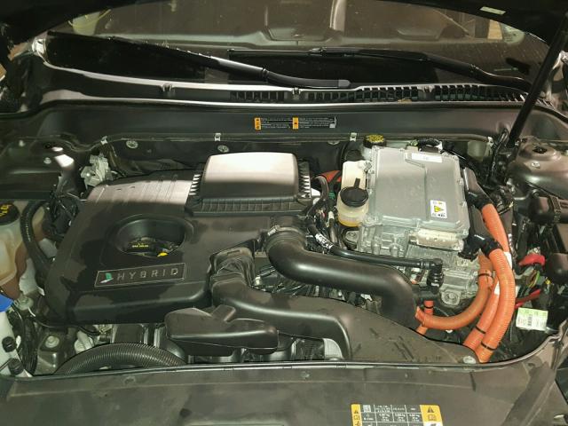 3LN6L2LU0ER818150 - 2014 LINCOLN MKZ HYBRID GRAY photo 7