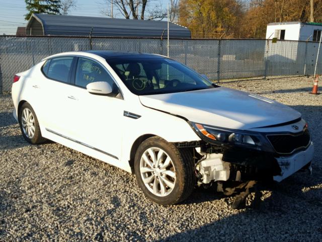 5XXGN4A74EG264105 - 2014 KIA OPTIMA EX WHITE photo 1