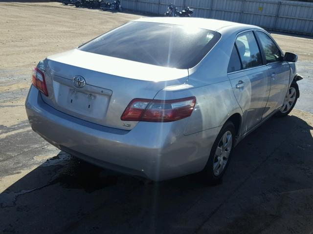 4T1BE46K07U106778 - 2007 TOYOTA CAMRY NEW SILVER photo 4