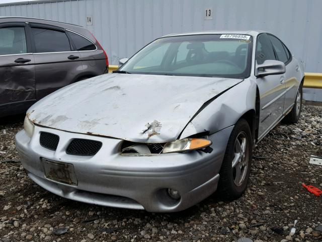 1G2WK52J63F161613 - 2003 PONTIAC GRAND PRIX SILVER photo 2