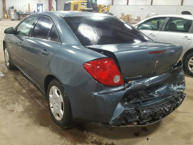 1G2ZF55B764277554 - 2006 PONTIAC G6 SE BLUE photo 3