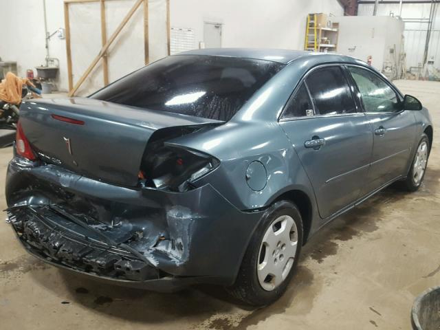 1G2ZF55B764277554 - 2006 PONTIAC G6 SE BLUE photo 4