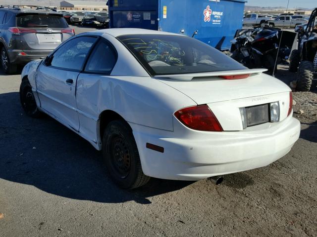 1G2JB12F147215796 - 2004 PONTIAC SUNFIRE WHITE photo 3