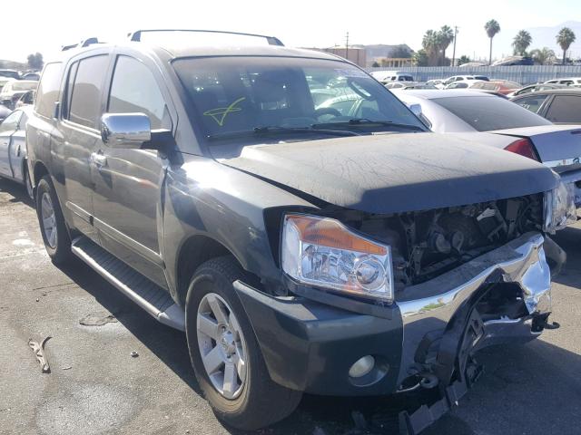 5N1AA08B64N734167 - 2004 NISSAN ARMADA SE BLACK photo 1