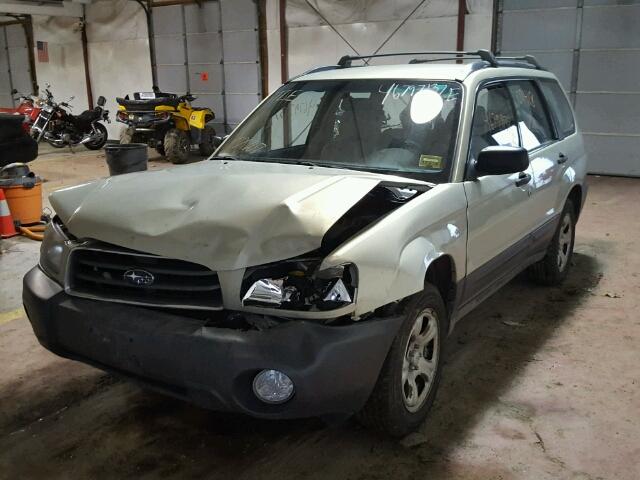 JF1SG63645H733366 - 2005 SUBARU FORESTER 2 GRAY photo 2