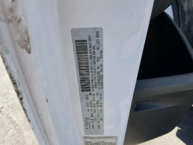 3C6TRVAG1HE517961 - 2017 RAM PROMASTER WHITE photo 10