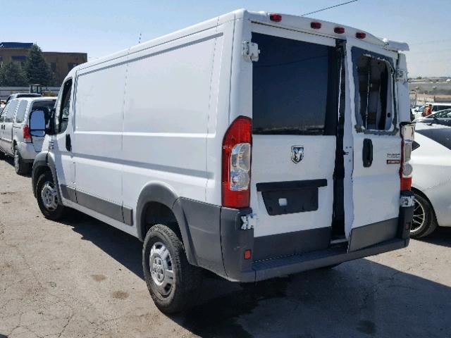 3C6TRVAG1HE517961 - 2017 RAM PROMASTER WHITE photo 3