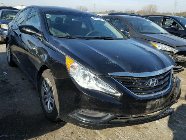 5NPEB4AC1CH443135 - 2012 HYUNDAI SONATA GLS BLACK photo 1