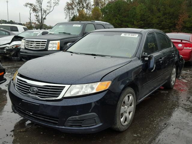 KNAGE228495312642 - 2009 KIA OPTIMA LX BLACK photo 2