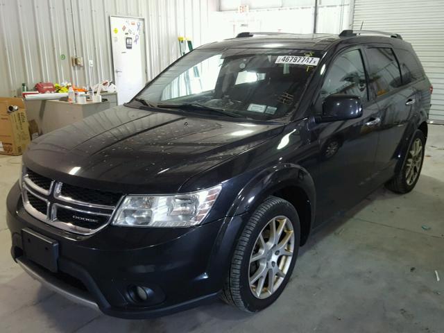 3C4PDDDGXCT148844 - 2012 DODGE JOURNEY CR BLACK photo 2