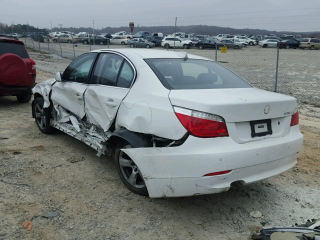 WBANW13558CZ78972 - 2008 BMW 535 I WHITE photo 3