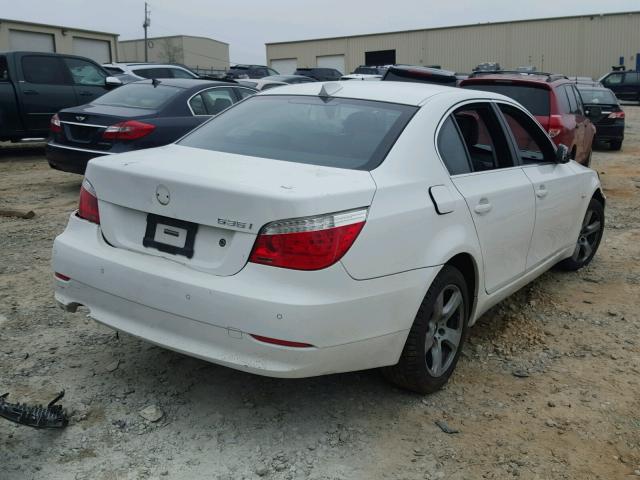 WBANW13558CZ78972 - 2008 BMW 535 I WHITE photo 4