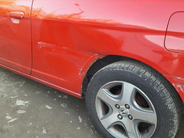 1HGEM21974L056641 - 2004 HONDA CIVIC EX RED photo 9