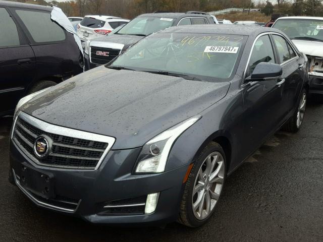 1G6AJ5SXXD0129235 - 2013 CADILLAC ATS PERFOR GRAY photo 2