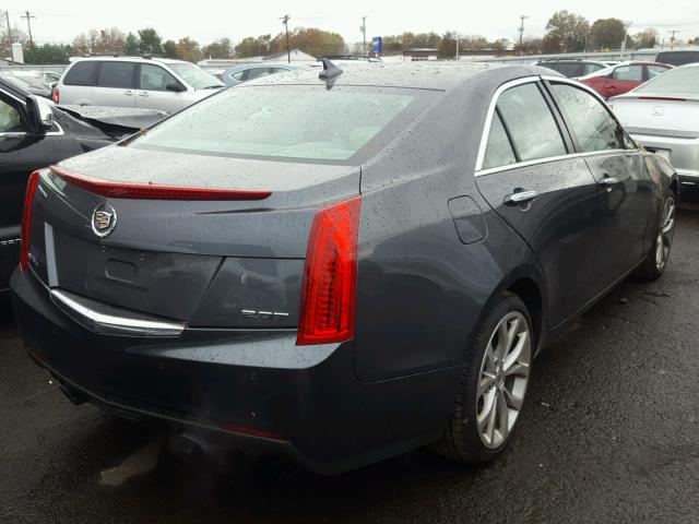 1G6AJ5SXXD0129235 - 2013 CADILLAC ATS PERFOR GRAY photo 4