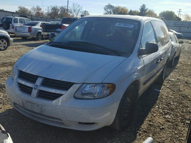 1D4GP24E87B249921 - 2007 DODGE GRAND CARA WHITE photo 2