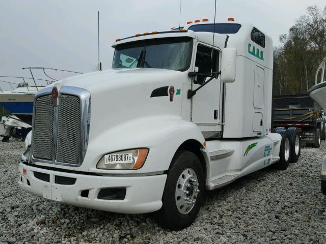 1XKAD49X49J252569 - 2009 KENWORTH CONSTRUCTI WHITE photo 2